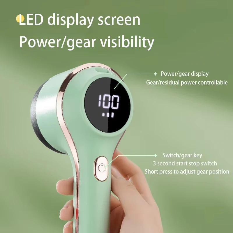 Xiaomi Electric Lint Remover Shaver with LED Digital Display Sweater Couch Fabric Pill Shaver for Sweater Couch Clothes