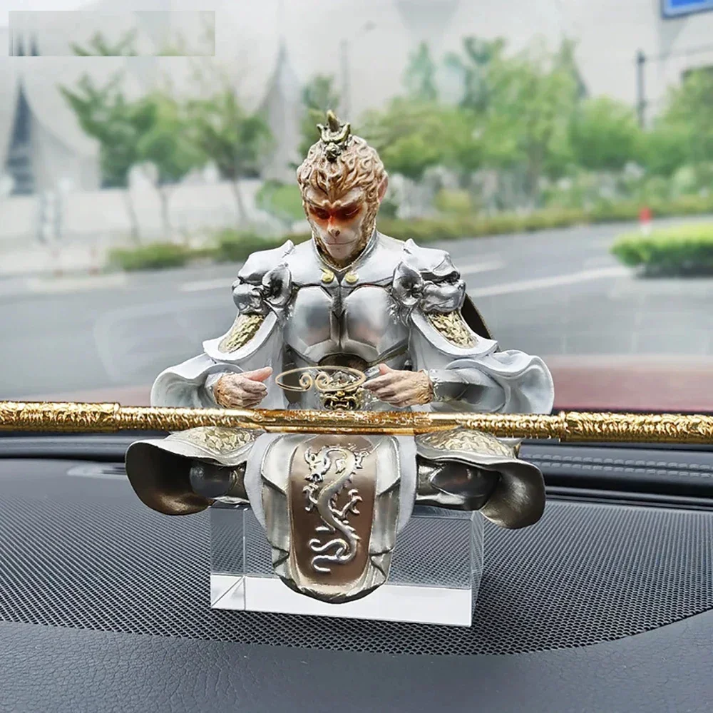 Car Decoration Doufo Creative Gift Car Qitian Dasheng Monkey King Ornaments Interior Decoration Crafts