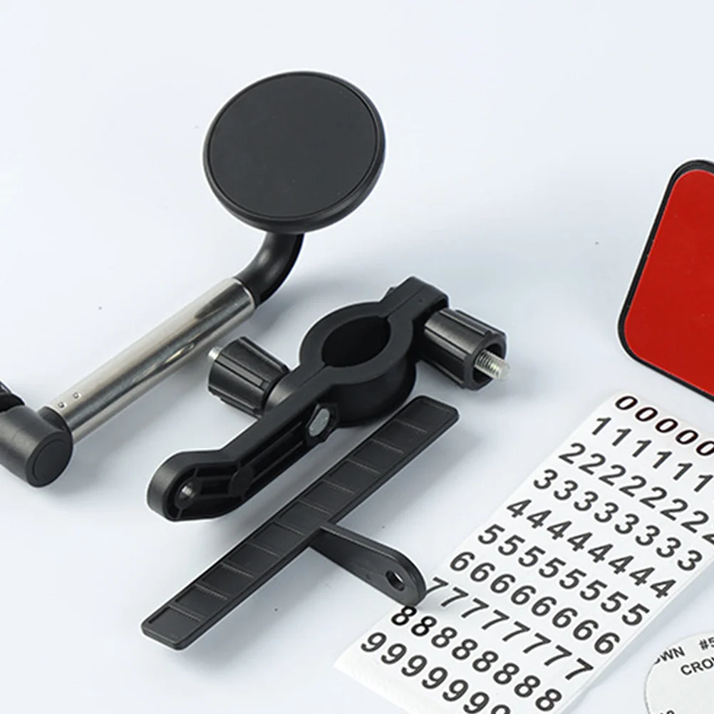 

1Pcs Rearview Mirror Phone Holder Magnetic Rotation Stretch Retractable Car Rearview Mirror Mount Stand Mobile Phone Black