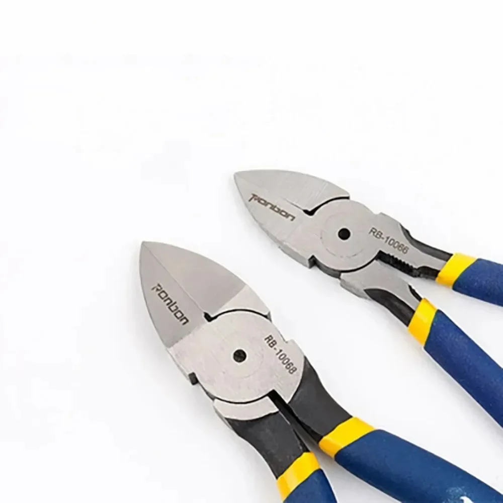 Diagonal Cutting Pliers 5/6/7 Inch Wire Stripping Tool Side Cutter Cable Burrs Nipper Electricians DIY Repair Hand Tools