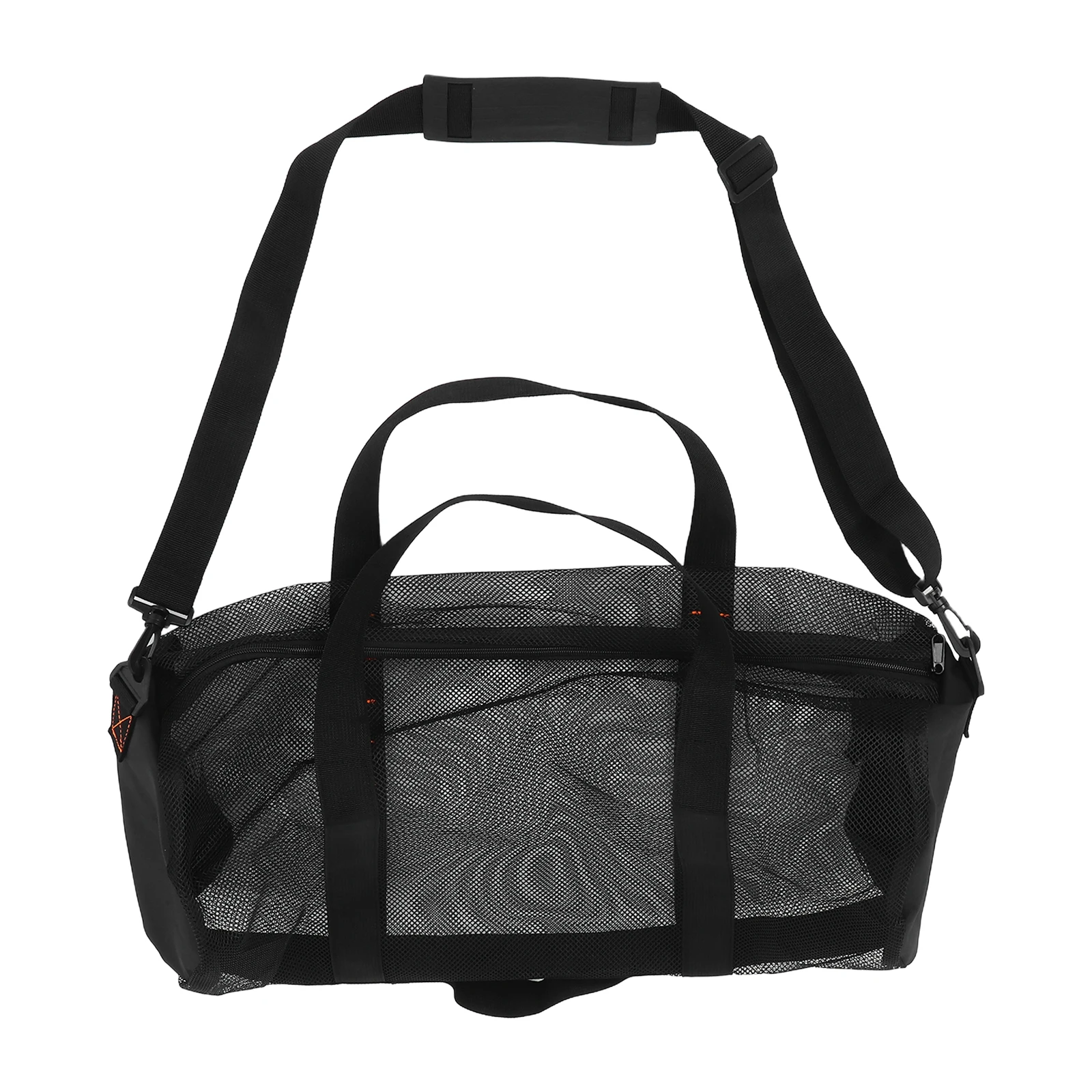 

Cylindrical Beach Bag Lightweight Breathable Mesh Large Capacity Storage Scuba Diving Swimming Women Vacation Travel Bags