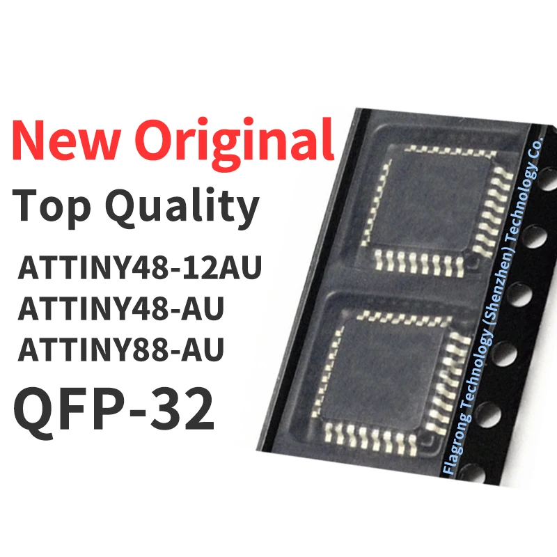 (1 Pcs) ATTINY48-AU ATTINY88-AU R AUR QFP-32 Chip IC New Original