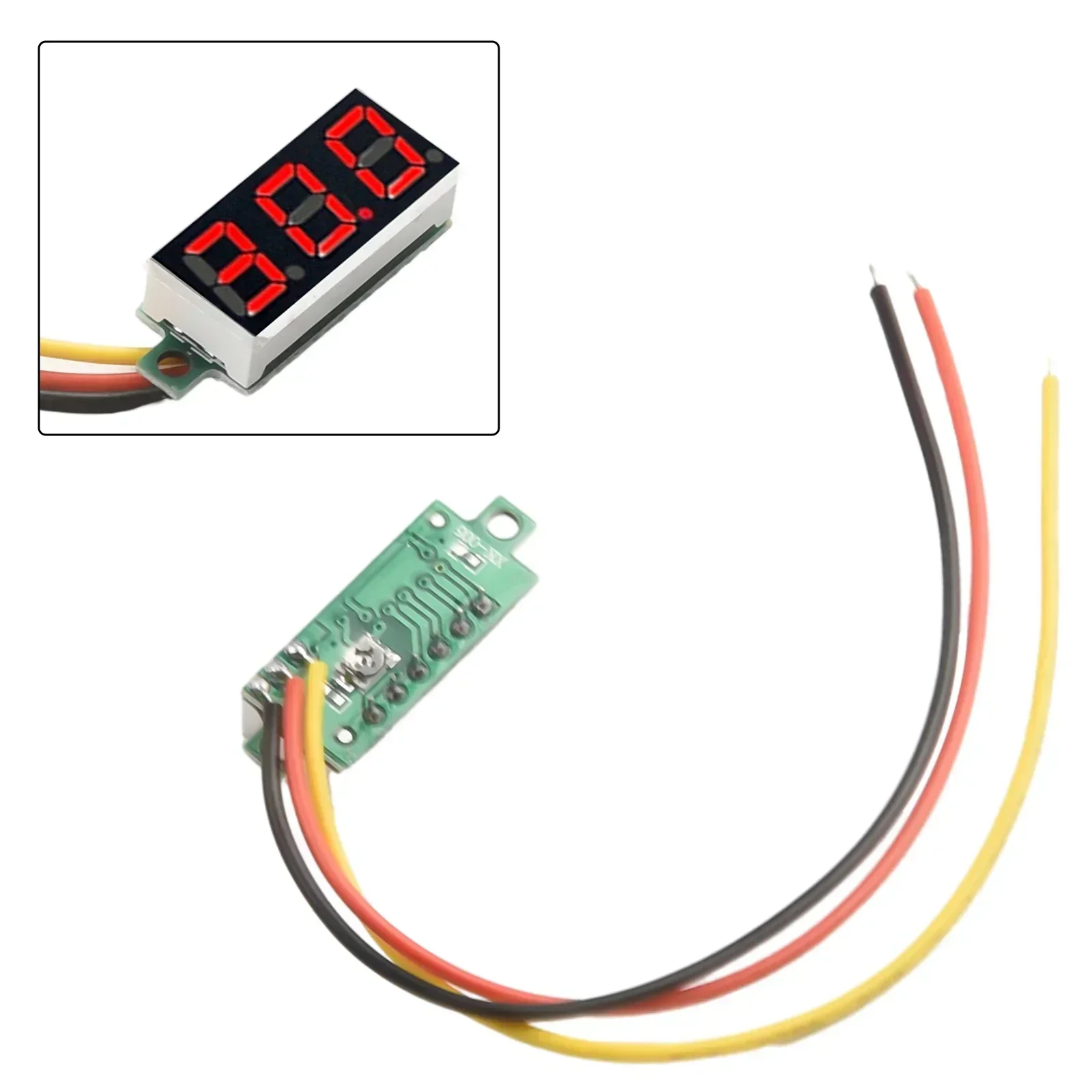 1pc Voltage Table Voltmeter Table Digital Display Industrial LED Minimun Measurement Detectors Digital 0.28 Inch