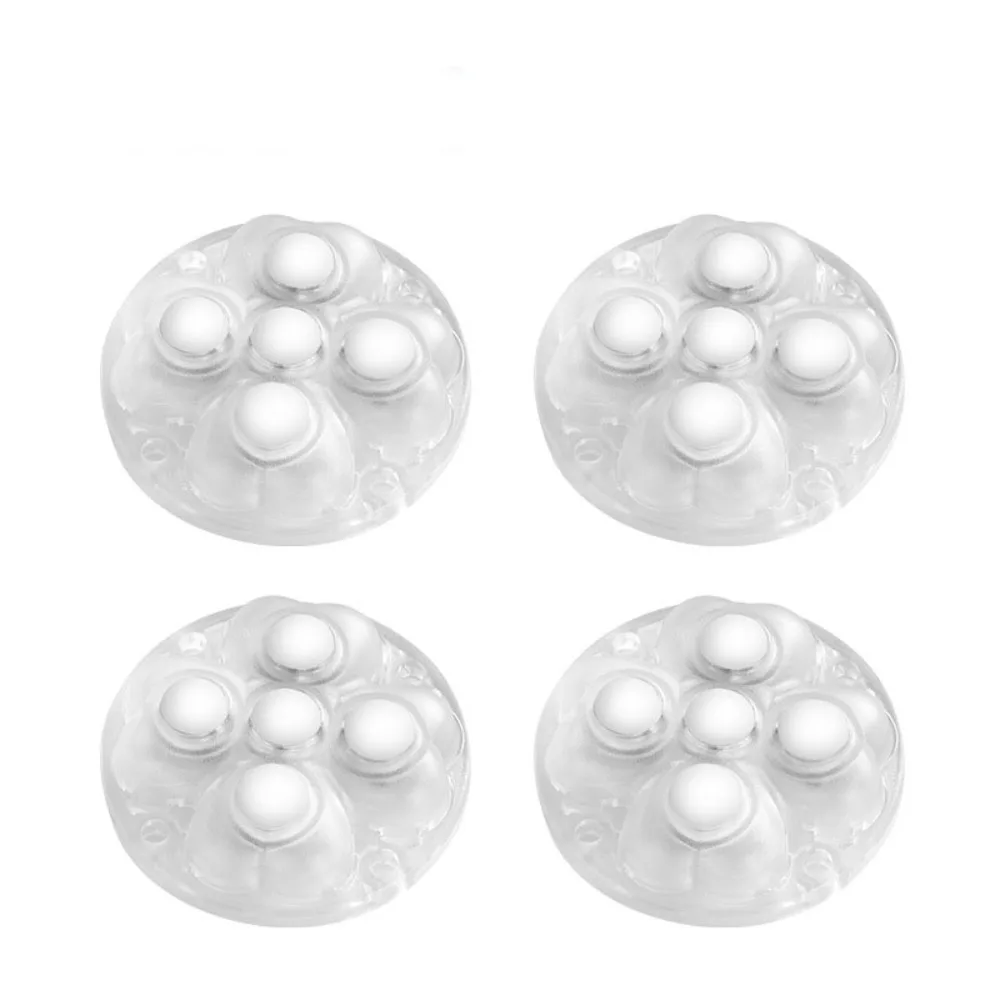 

4Pcs 360°Rotatable Furniture Casters Mute 5-Ball Storage Box Roller Moving Heavy Duty Universal Pulley Table Move Accessories