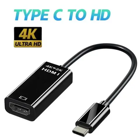 타입 C to HDMI 어댑터 USB C to HDMI 변환기 HDTV 케이블 어댑터 USB 3.1 HDMI 호환 케이블 노트북 태블릿 맥북 프로용