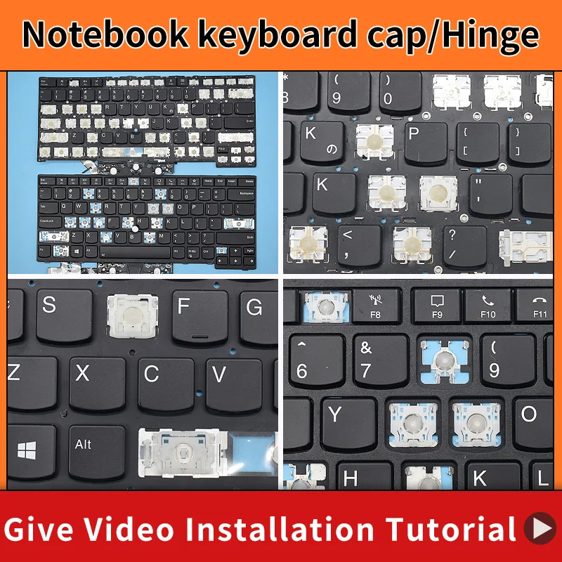 بديل لأجهزة الكمبيوتر المحمول Lenovo Thinkpad T490S T495S T14S Gen1 SN20W19523 T14S Extreme T14S X1 غطاء مفاتيح لوحة المفاتيح المفصلي #1