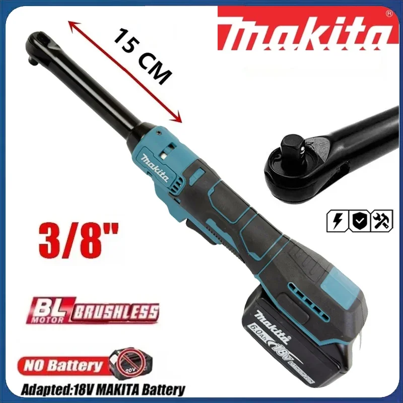 

Makita Ratchet Wrench Extended Head Cordless Removal Screw Nut 220N.m 3/8" 1/2" Electric Driver Power Tools For 21V Battery