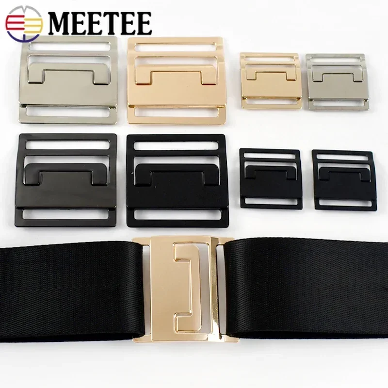 1/2/3/5Pcs Meetee 30/50mm Metal Snap Belt Buckles Windbreaker Down Jacket Combined Button Coat Dress Sewing Clasp Accessories