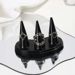 1pc Stylish Ring Holder for Wedding Rings and Finger Jewelry - Elegant Display Stand for Your Precious Pieces