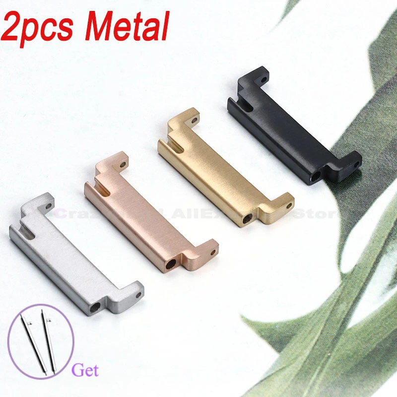 Schnellverschluss-Stifte Metall-Verbindungsstücke 20mm zu 20mm 22mm zu 20mm Adapter Uhrenarmband Federstege Zubehör