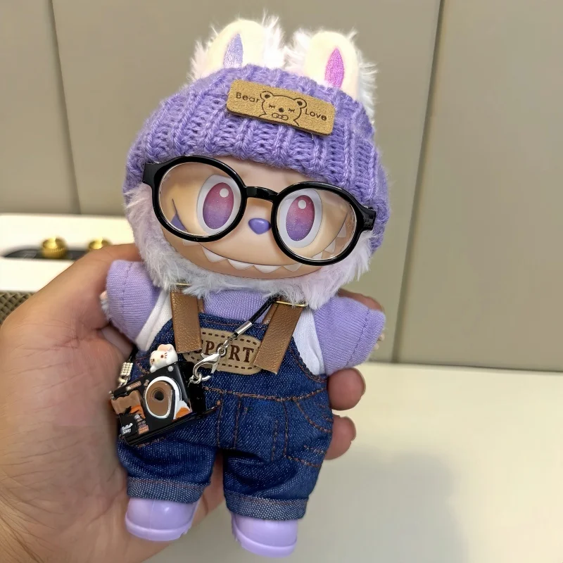 

Лидер продаж, корейский Kpop 17 см для одежды Labubu, аксессуары для одежды Idol, мини-кукла, карманный комбинезон, одежда на складе, без куклы