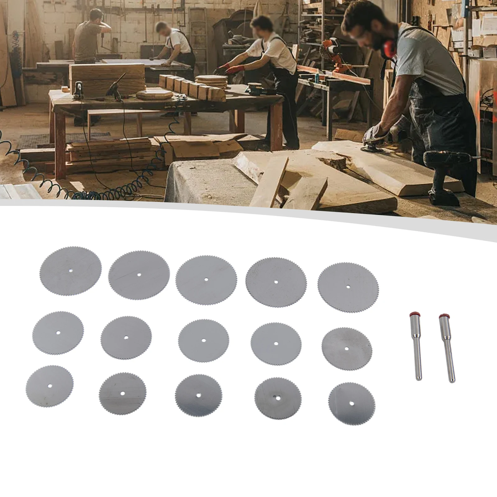 17 pezzi Set Mini lame per seghe circolari dischi da taglio utensile rotante rettifica elettrica attrezzatura per officina accessori per elettroutensili