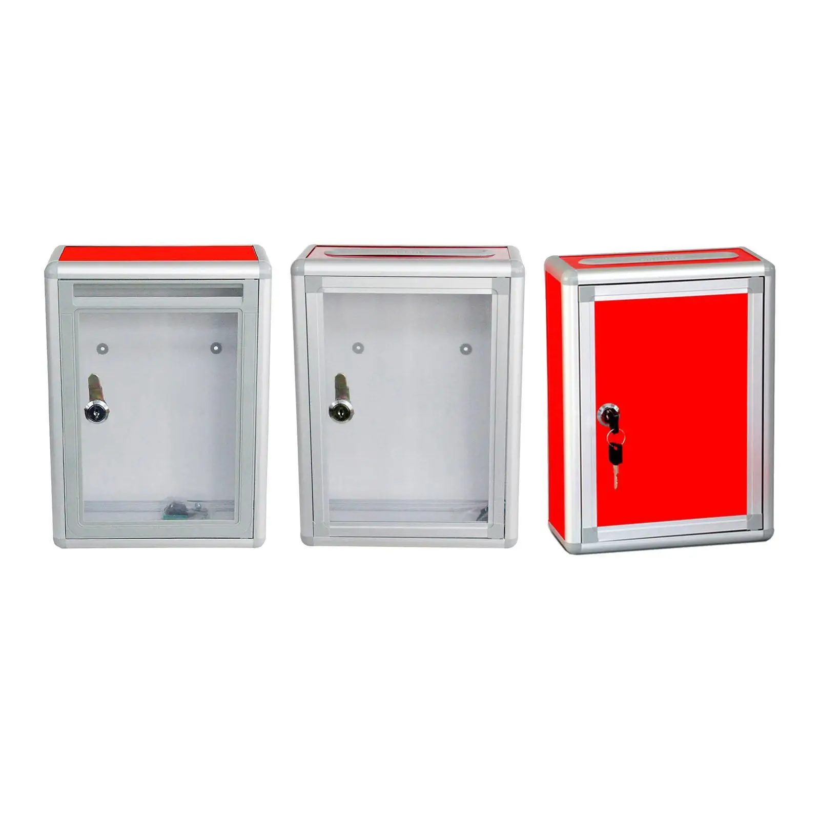 Suggestion Box Storage Container Multifunctional Metal Ballot Box Donation Box for Charity Bar Feedback Fundraising Donation