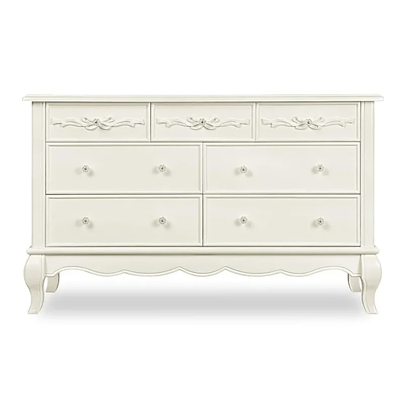 Aurora Dresser, 54x20.3x34 Inch (Pack of 1) ,7 Drawer Double Dresser