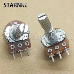 2PCS 148 Type Single 3Pins Potentiometer A50K With Switch Amplifier Volume Adjustment Potentiometer