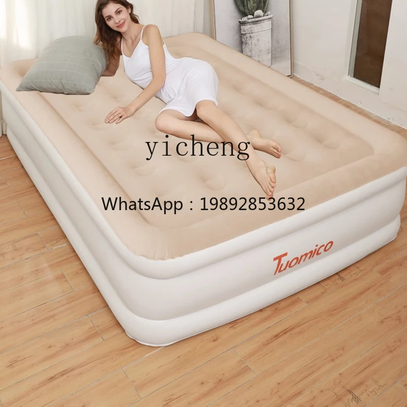 inflatable mattress outdoor camping floor bunk household single automatic portable folding bed thickened