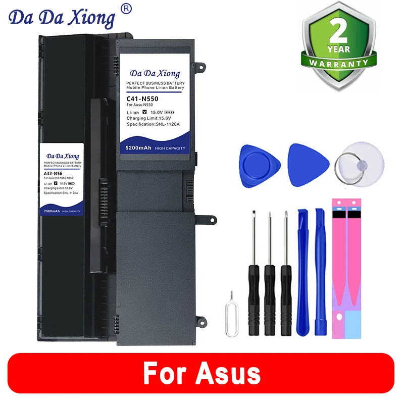 

A32-N56 A32-X401 A41-K56 Battery For Ausu Padfone Transformer Book ZenBook 2 K46 A68 N550 U500 F756UW T101HA X301 X540 UX310 N56