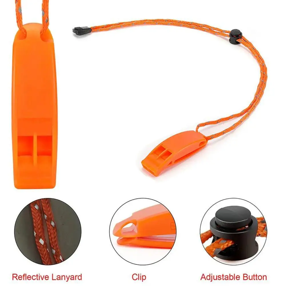 1PC Outdoor Survival Whistle Camping Hiking Rescue Emergency Whistle Diving Football Basketball Match Whistles Multifunction