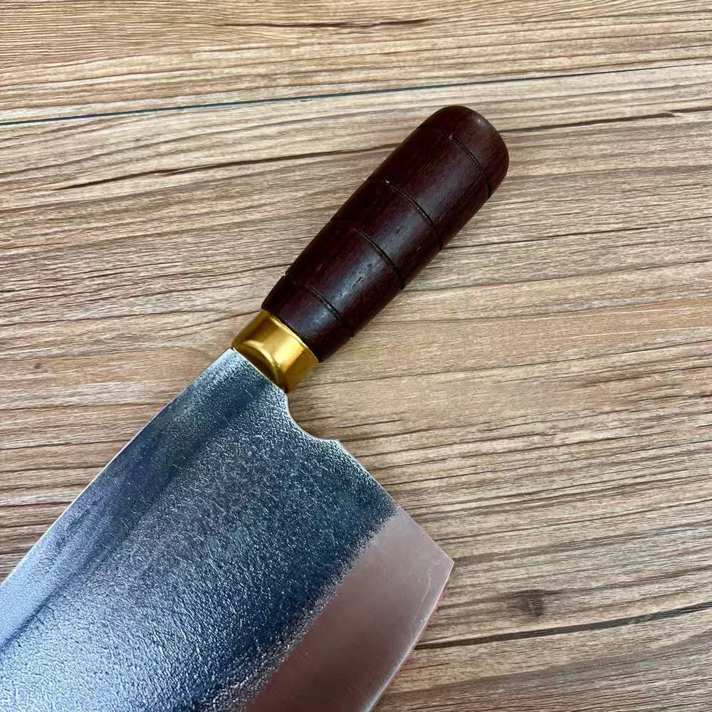 8.5 Inch Chopper Knife Spring Steel Blade Butcher Chopping Handmade Forged Kitchen Knives Chop Bone Meat And Poultry Tools - view 5