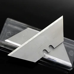 10Pcs Folding Trapezoid Cutting Blade Art Carpet Cutter  Replaceable Utility Knife Drop Shipping Knife T-blade