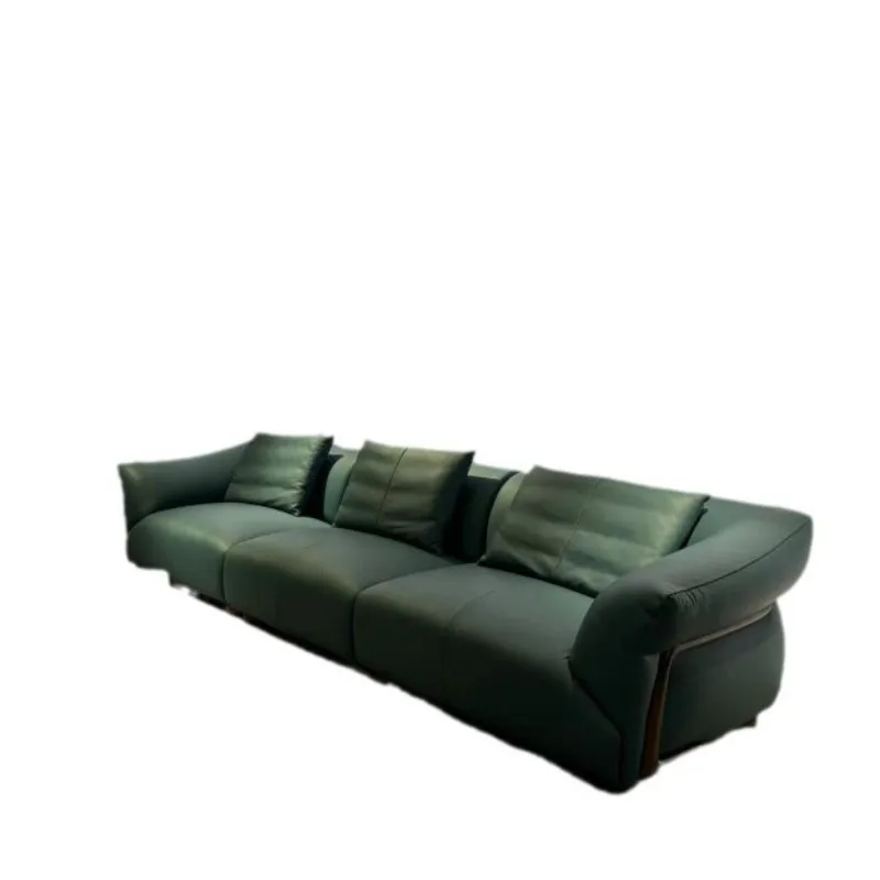 

Household soft furnishings small apartment modern simple living room fabric sofa inline combination