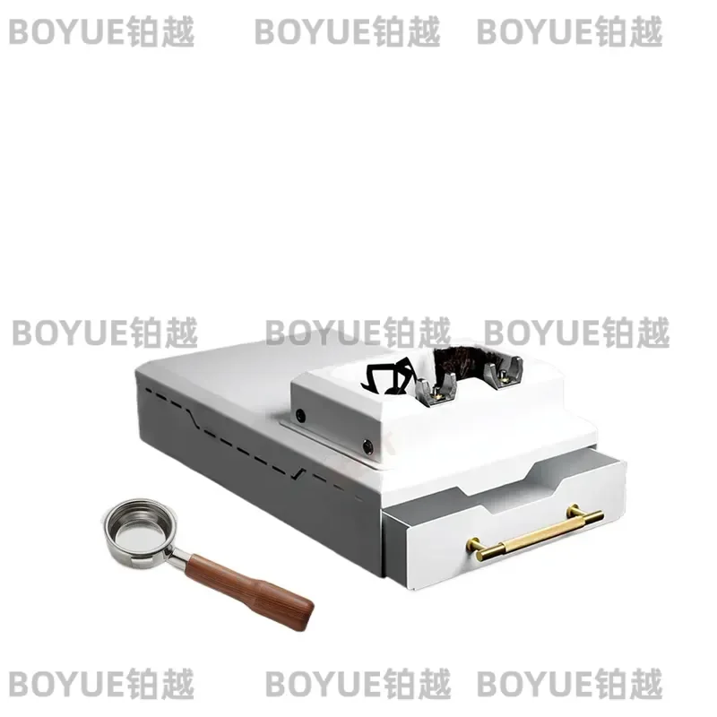 58mm Electric Portafilter Cleaner Drawer Type Commercial Coffee Grounds Powder Bowl Cleaning Tool for Espresso Machine