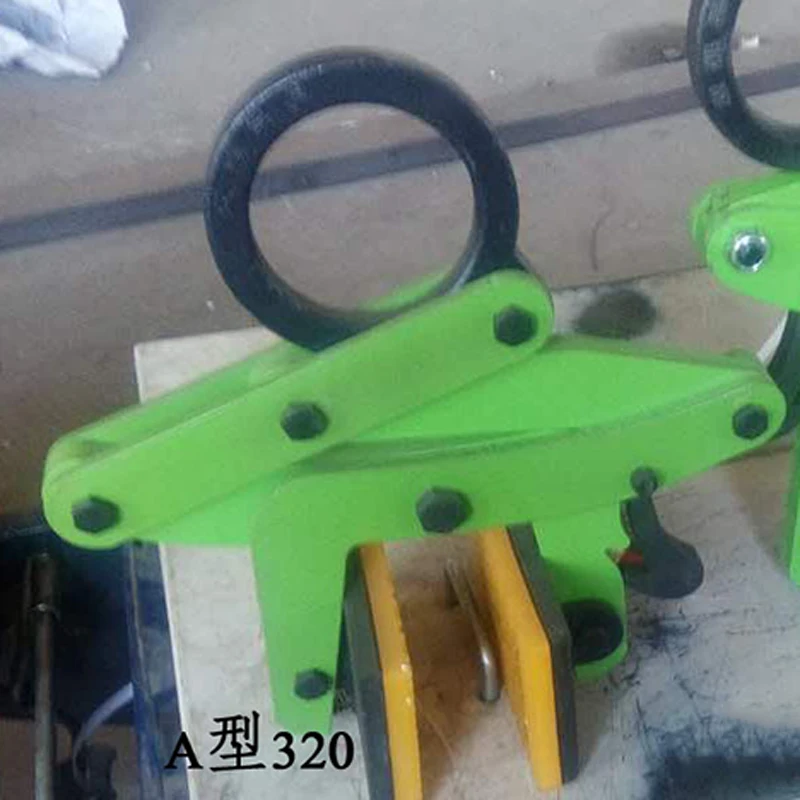 A type 320KG Marble Stone Glass Vertical Lifting Clamp Stone Lifting Industrial Grade 2-6CM Opening Size