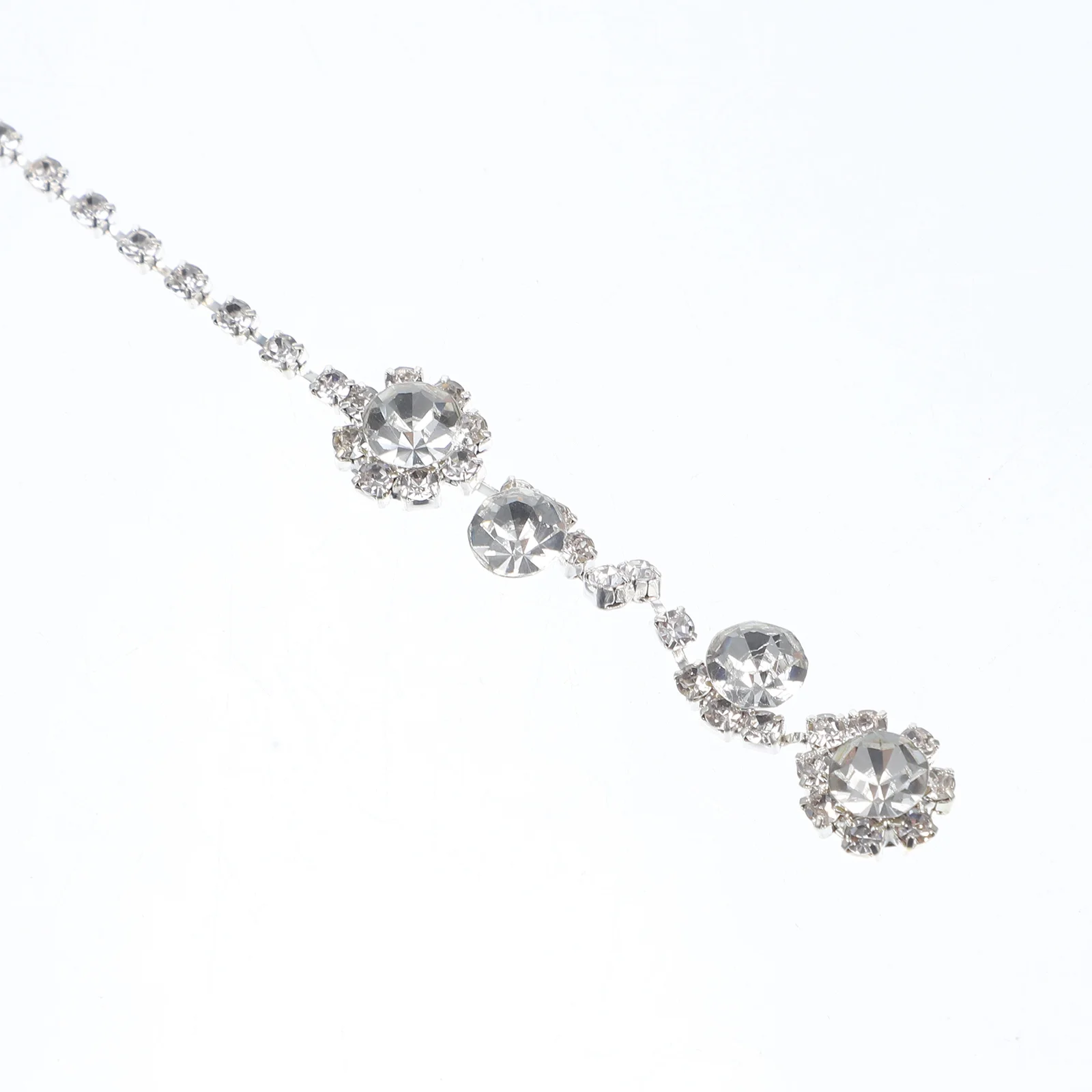 

2 Pcs Hair Clips Rhinestone Bridesmaid Accessories for Women Bridal Barrette Wedding