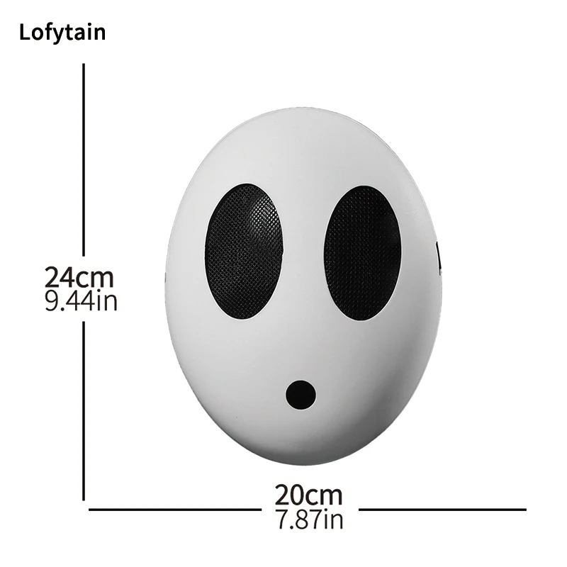 Game Bros Shy Guy Mask Cosplay Funny Unisex Kid Boys Girls Adlut Thicken Plastick Masks Halloween Carnival Party Costume Props