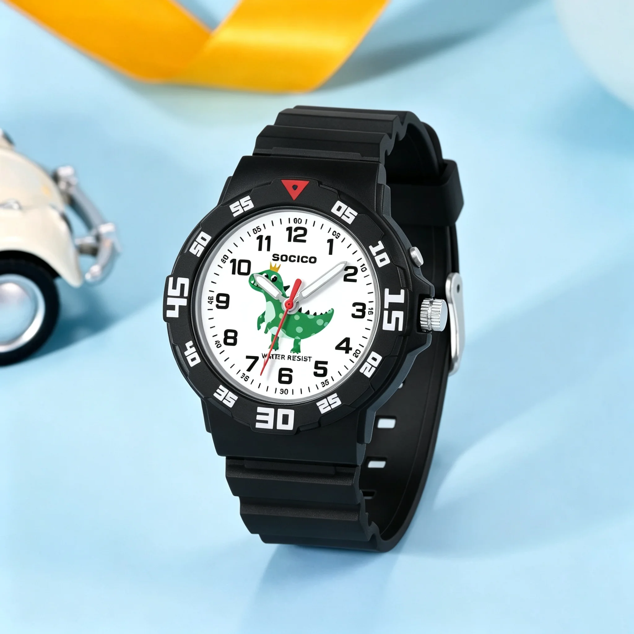 Kids Educational Watch - Reloj analógico para niños de SOCICO,