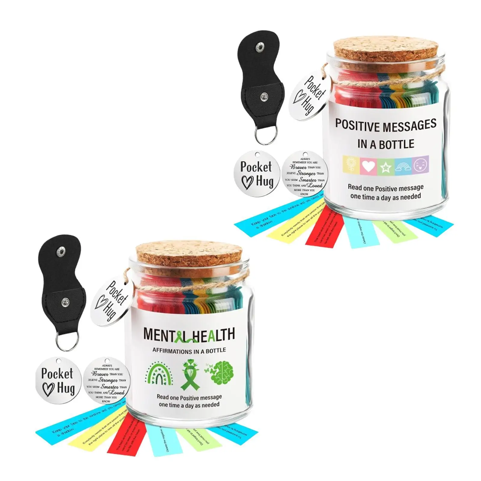 Positive Affirmation Jar Inspirational Reminders for Wife Daughter Friends