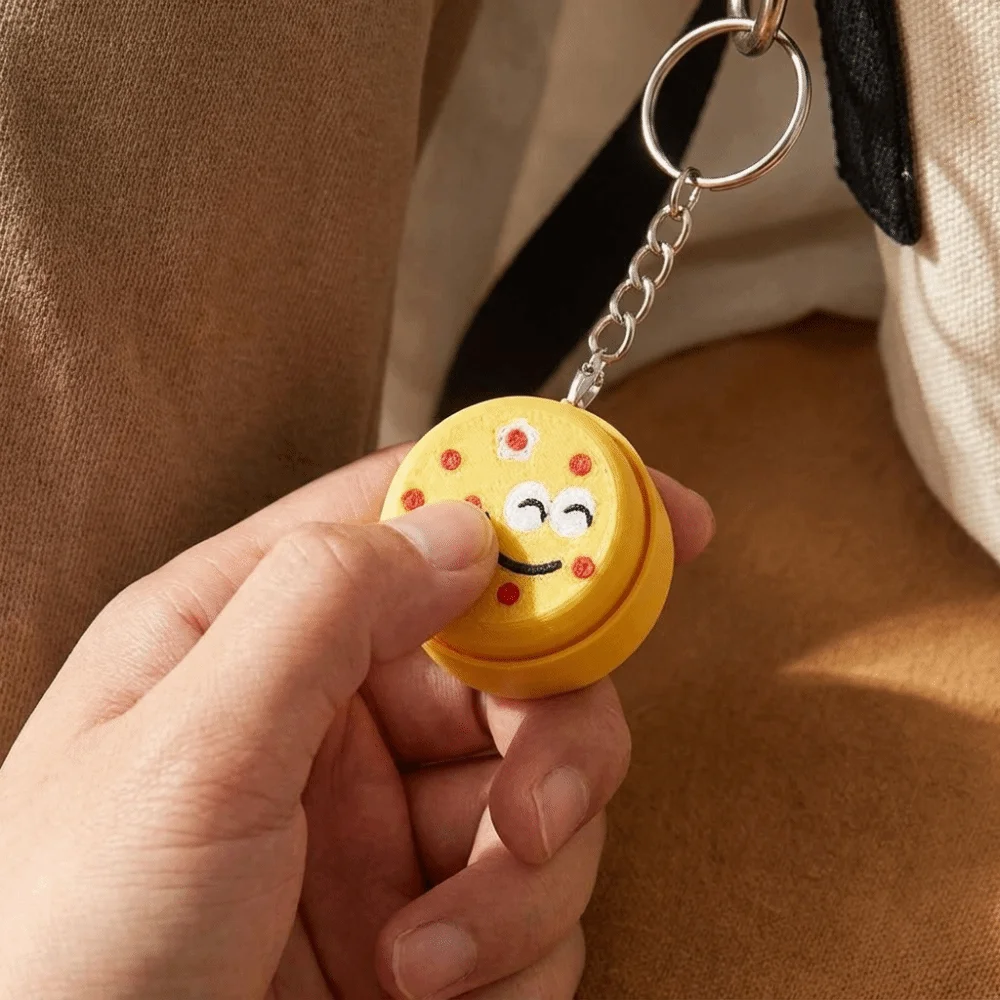 Lovely 3D Printing Fidget Portable Lightweight Keychain Pendant Smooth Surface Compact Size Relax Gadget Leisure Time