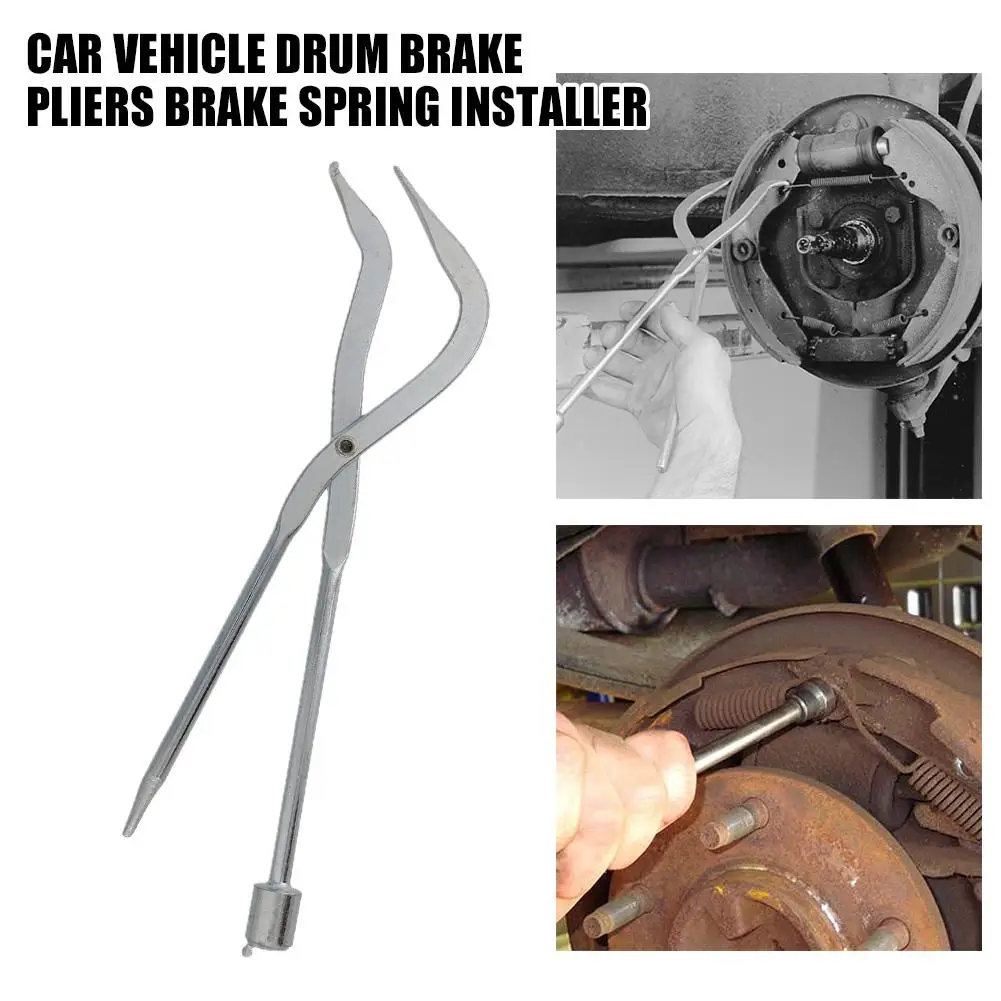 Car Vehicle Drum Brake Line Shoe Return Spring Plier Repair Installer- Tool Repair 31cm Supplies Auto Workshop Remover Spri Z4q7