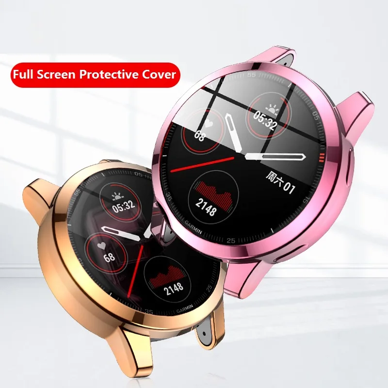 10 Chiếc Đồng Hồ Thông Minh Bảo Vệ Cho Garmin Venu 2/2S Venu 2 Plus Vivoactive 4 4S mềm TPU Chống Sốc Full Màn Hình