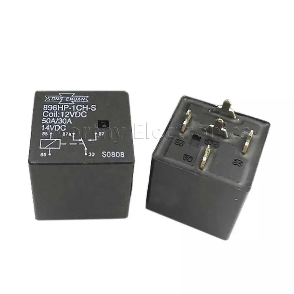 

Free Shipping 10PCS/LOT 12VDC 50A 5PIN Relay 896HP-1CH-S-12VDC