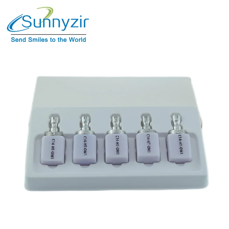 Sirona Cerec MCXL cad cam C14 lithium disilicate ceramics blank blocks for dental laboratory use Emax Glass Ceramic