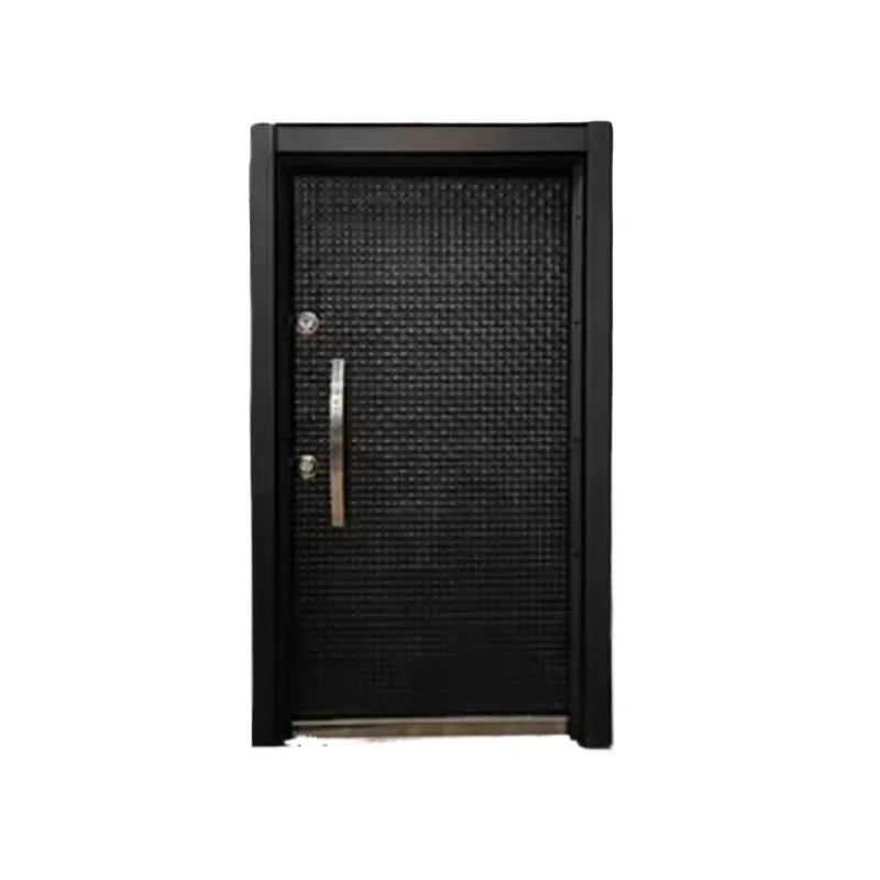 Household Entrance Door Russian Style Outer Steel Inner Wooden Door Foreign Trade Export Turkish Iron Security Door