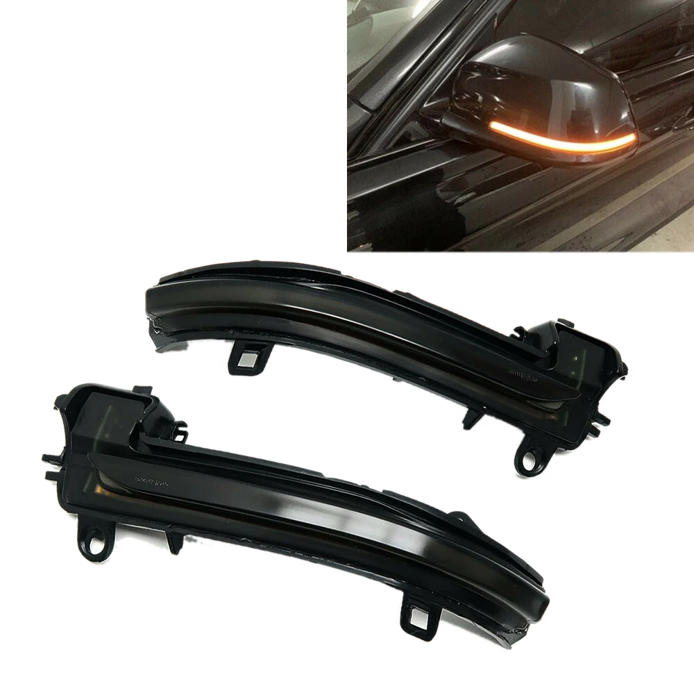 Car LED Dynamic Turn Signal Light Flowing Water Blinker For-BMW X1 F48 16-19 1 2 Series F52 F45 F46 X2 F39