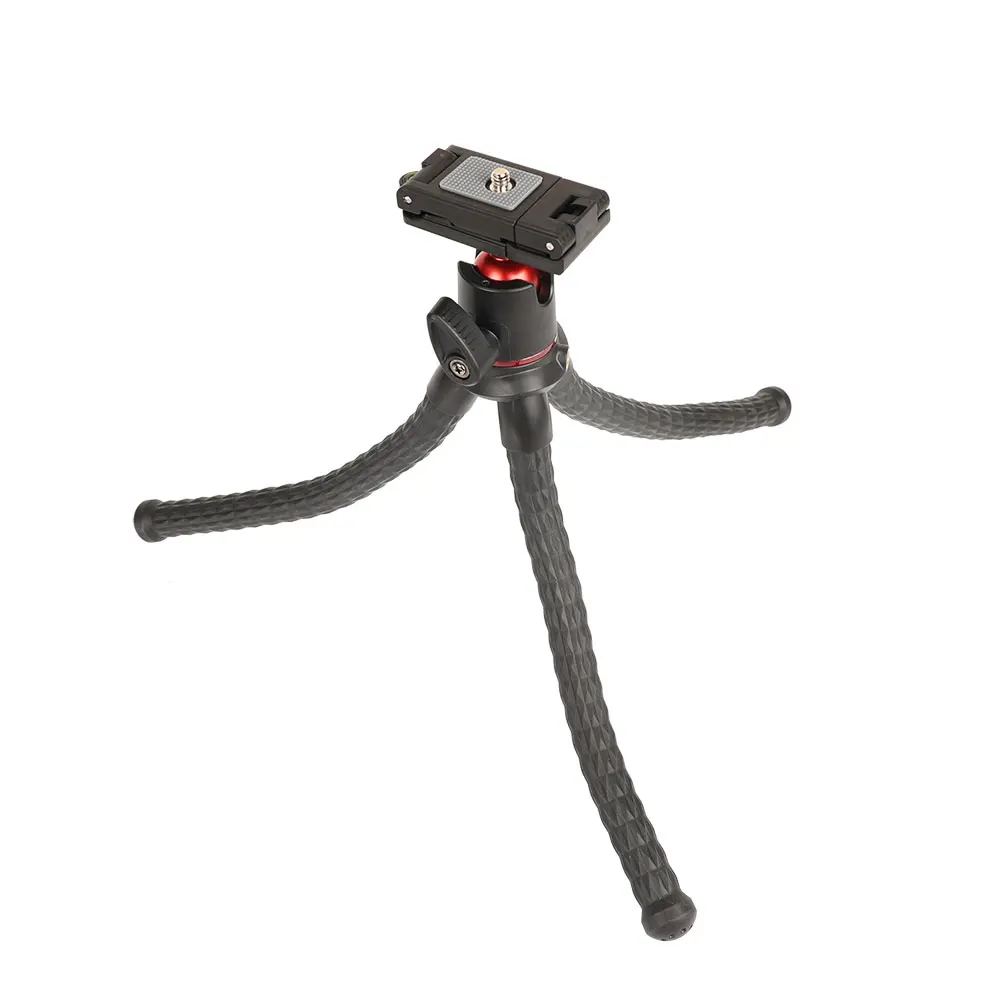 HDRIG Flexible Sponge Octopus  Tripod Stand With  Flexible Neo-Rubber Legs For DSLR Camera And Smartphone  HUAWEI   Xiaomi