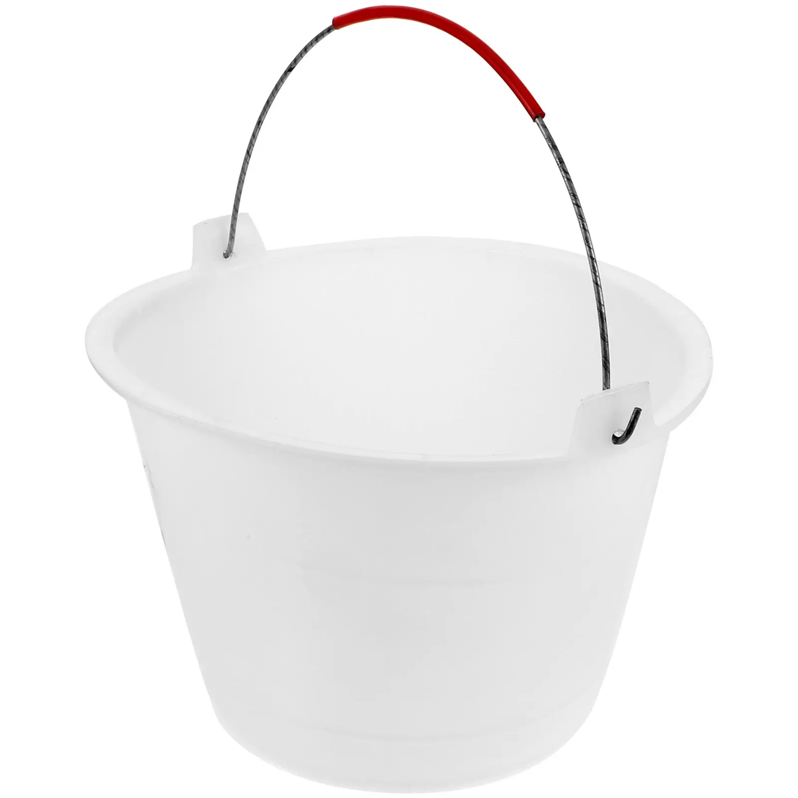 Thickened Reinforced Plastic Bucket with Handle Portable Heavy-Duty Cement Concrete Sand Carrier for Construction Site Home Use