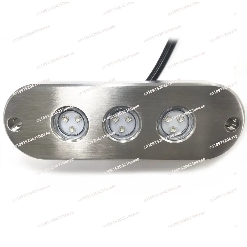 

Suitable for 45w 316 Stainless Steel Trim MarineUnder water Light for Boat Yacht Dock IP68 Multi Color Swimming Pool Light