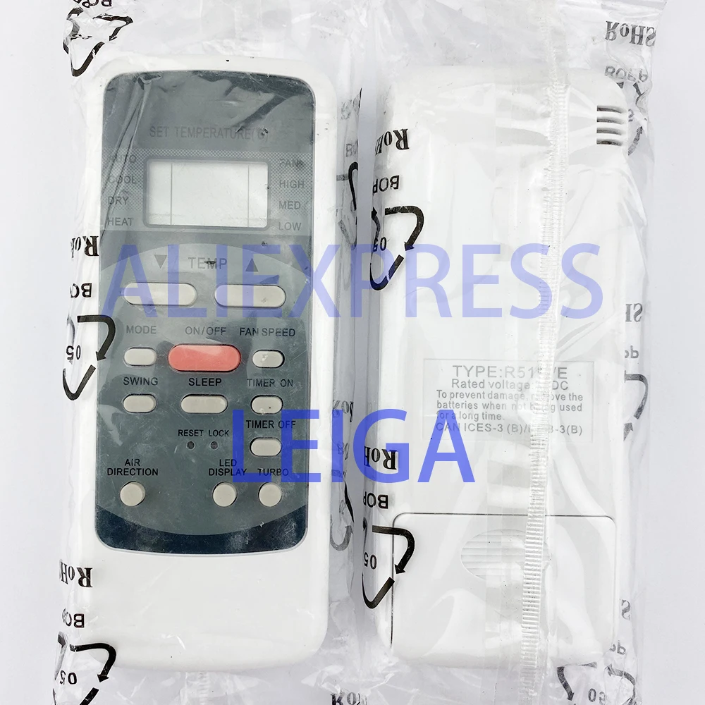 Original R51M_E Split Portable Air Conditioner Remote Control For Midea R51M/E for R51/E R51/CE R51M/CE R51D/E R51M/BGE