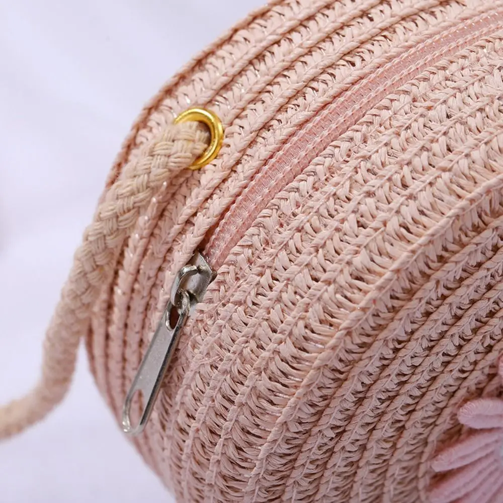 

Кошелек для монет, тканая соломенная сумка в форме ракушки, летняя пляжная сумка ручной работы, сумки на плечо для женщин и девочек