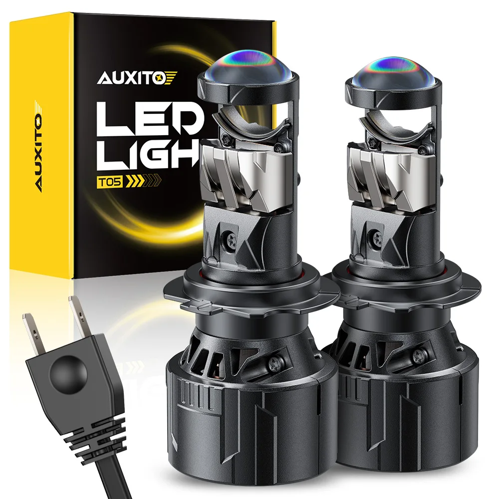 

AUXITO 2 шт. 25000LM H7 светодиодный объектив проектора, лампа высокой мощности, светодиодные фонари с левым и правым рулем и вентилятором Canbus без ошибок