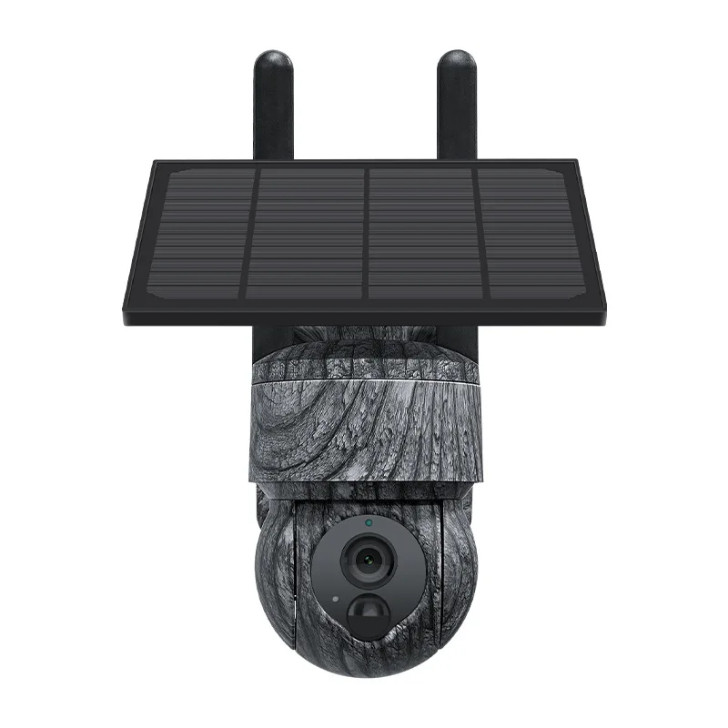 Câmera de Segurança com Cartão SIM 4G Camuflada, Câmera Solar com Rastreamento Wifi/4G, Câmera de Rastreamento Automático 360 Graus para Exterior