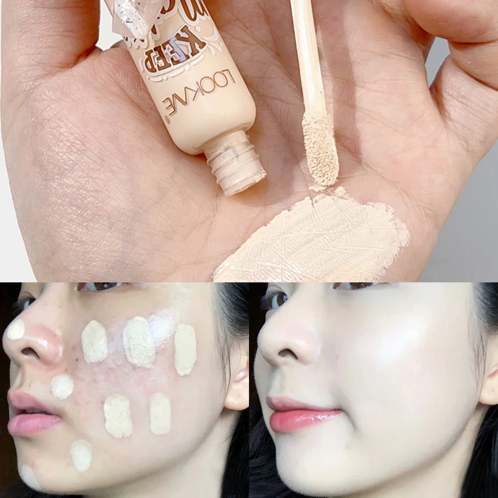 Su geçirmez sıvı kapatıcı sopa vakıf krem doku mat kalıcı kapak koyu halkalar akne aydınlatmak yüz makyaj kozmetik