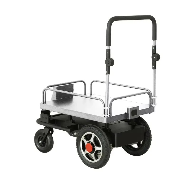 Trolley Cart Robot Following Material Transport Hand Platform Trolley Cart Robot Following Shopping Trolleys