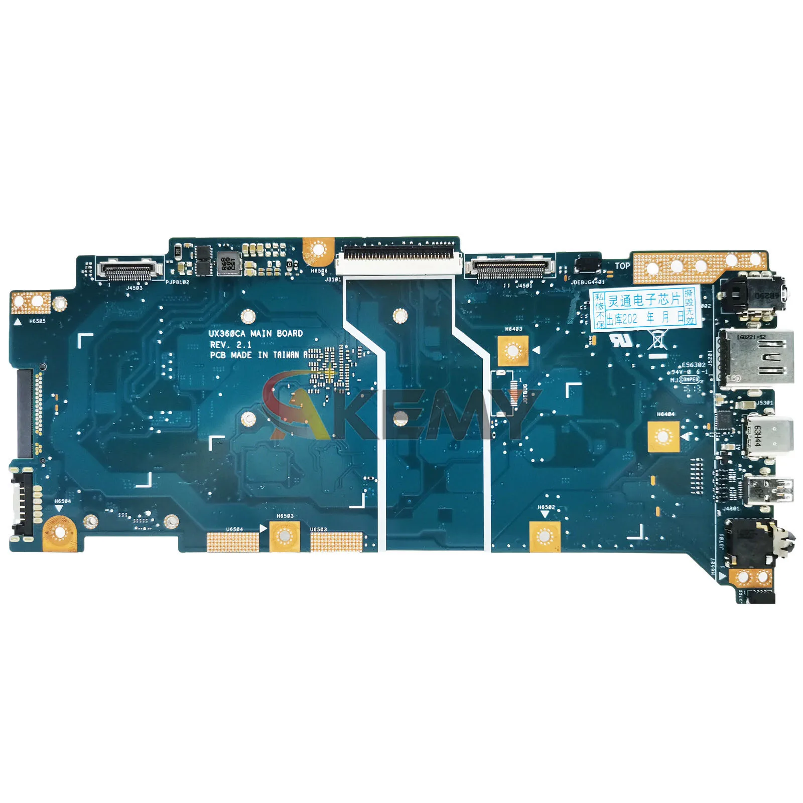 UX360CA Laptop Motherboard For ASUS ZenBook U306C UX360C TP360C UX360CA Notebook Mainboard With i3 i5 i7 CPU 100% tests OK stk view 3
