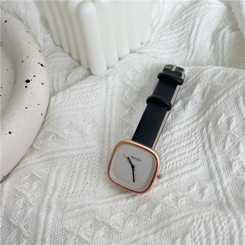 Simple Women Watch Scale Quartz Watch Ins Hot Versatile Pointer Ladies WristWatches Temperament Watches Reloj Mujer Dropshipping