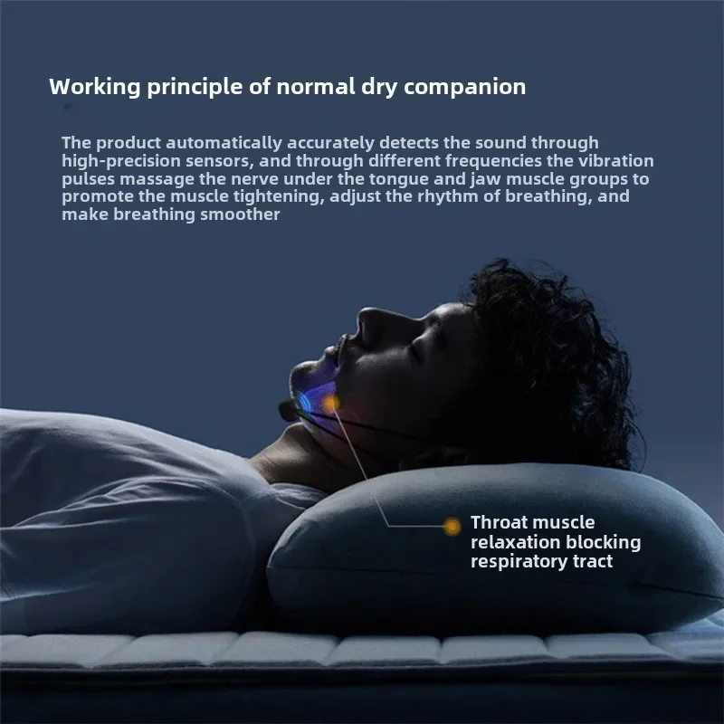 

Intelligent Throat Pulse Anti-snoring Device, Sleep Instrument, Electric Anti-snoring Device, Snoring Brace